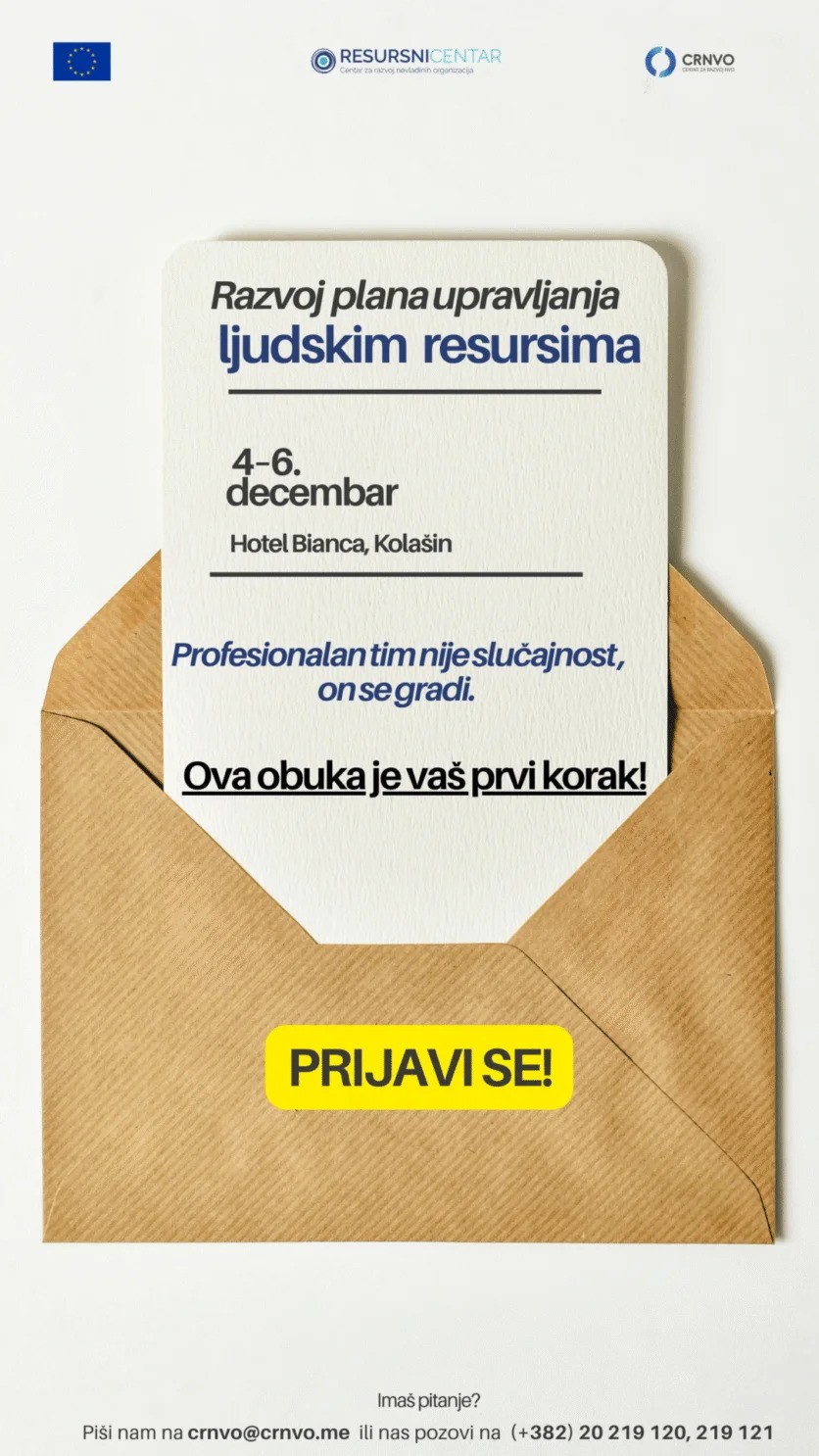 Razvoj plana upravljanja ljudskim resursima